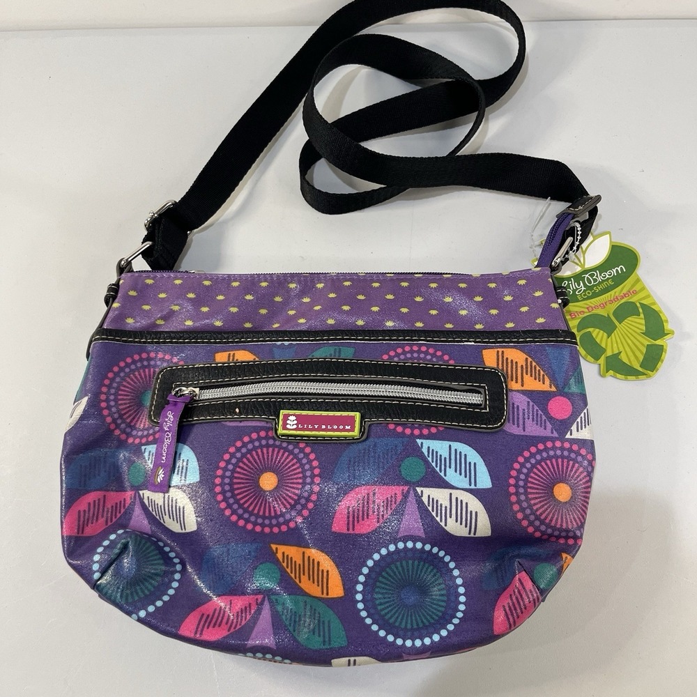 New Lily Bloom Crossbody Bag Eco Friendly‎ Multicolor Handbag Purse Travel
